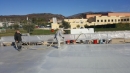poliurea a spruzzo per rivestimento tribune stadio loc. Garda -Vr-