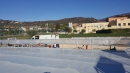 poliurea a spruzzo per rivestimento tribune stadio loc. Garda -Vr-